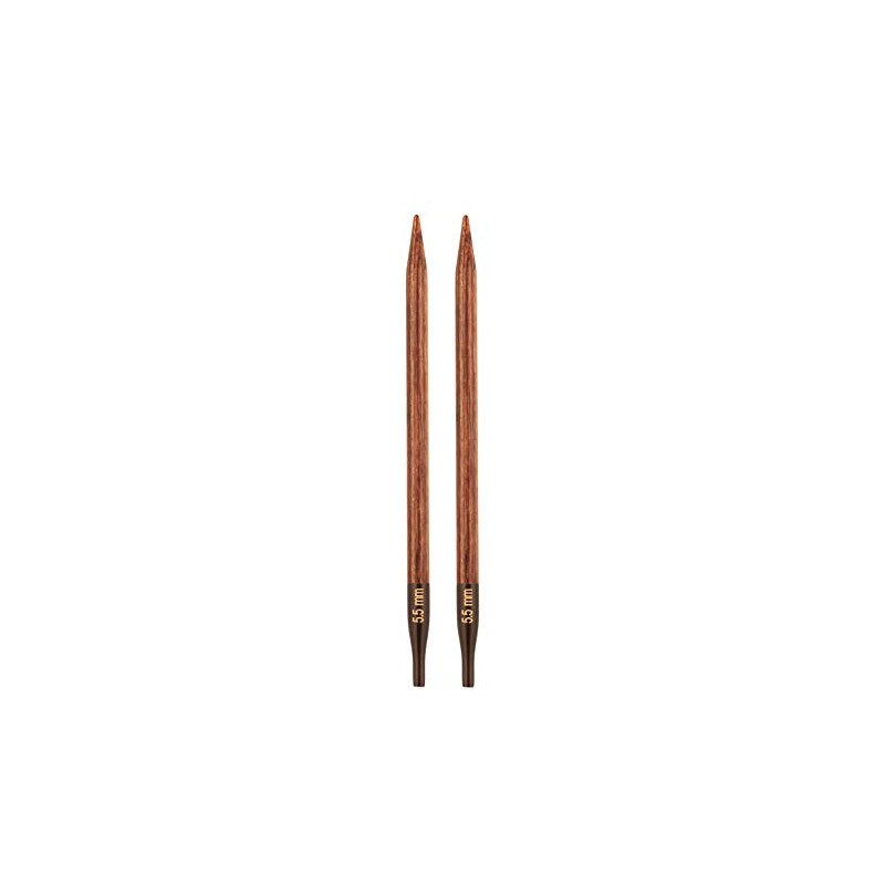 KnitPro K31228 Circular Knitting Needle, Wood, Brown, 5.5 mm