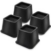 MixDora 4x 3 inch PP Bed Chair Risers Feet Leg