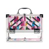 Caboodles Neat Freak Train Case, Watercolor | 6-Tray Cosmetic Organizer