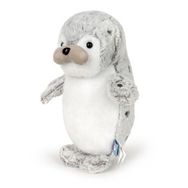 Adorlynetty Seal Stuffed Animal Cute Seal Plush Pillow 13.7" Soft Plushies for Boys Girls Room Decor Ocean Animals Pillow for Birthday Valentine Christmas