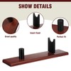 Yookeer 2 Pcs Knife Display Stand Fixed Blade Holder Case