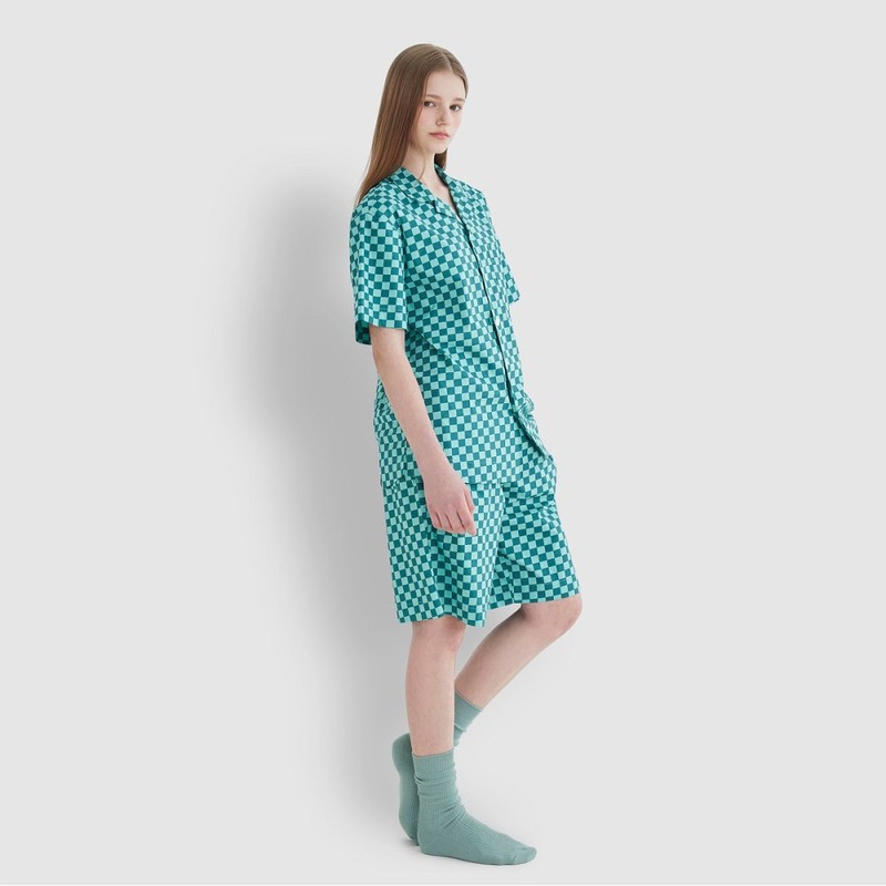 JAJU [Patina by JAJU] [Unisex] Sailing Cotton 5-part Pajama Set