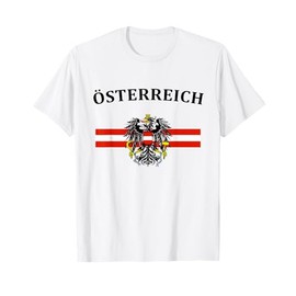 Austrian Flag Österreich Austria Austrian Emblem T-Shirt
