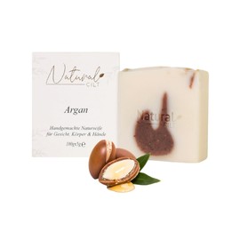 Natural Cilt Argan Soap - 100% Natural Soap - No Harmful Ingredients - Certified - Handmade - Shower Soap for All Skin Types - Shower Gel - Natural Food