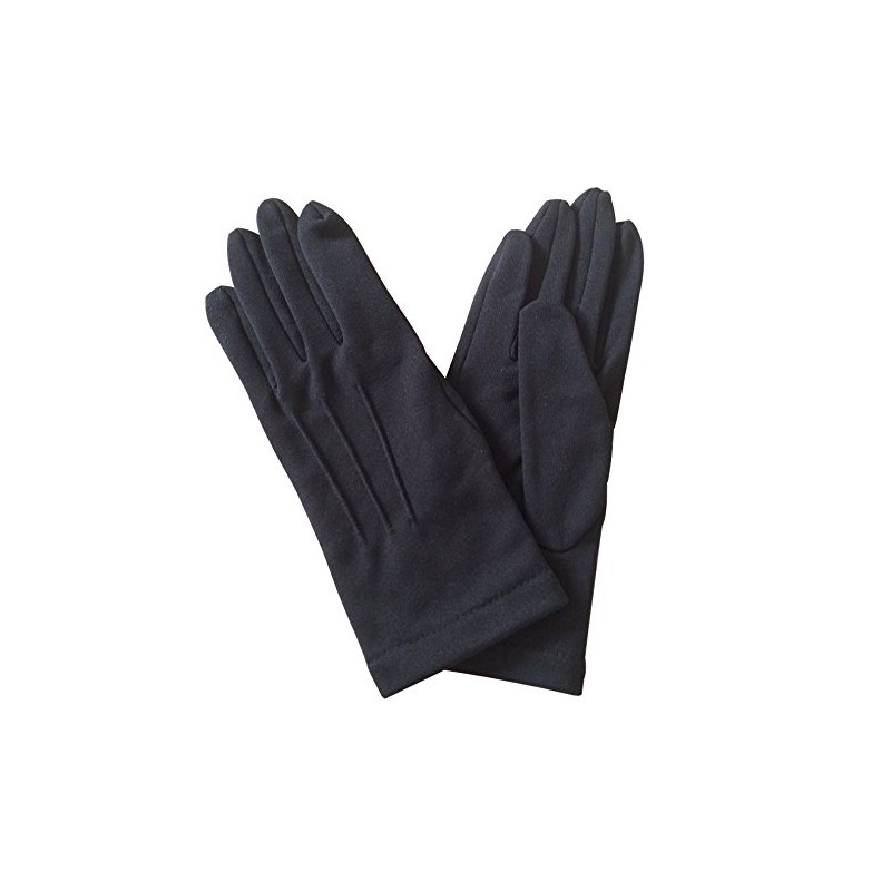 Jasmine Silk Ladies Plain Jersey Womens Gloves Stitch Detail -