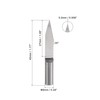 sourcing map Wood Engraving Bit Solid Carbide 6mm Shank, 30