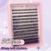 MOTIBACK Wimpern Extensions Set - 240 Pcs DIY Lash Extension