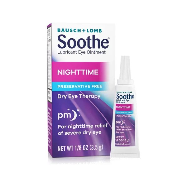 Soothe Pomada Nocturna Para Ojos Secos Bausch & Lomb 3.5gr