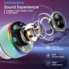 Bluetooth Shower Speaker, Portable Bluetooth 5.3 Speakers Wireless with Time