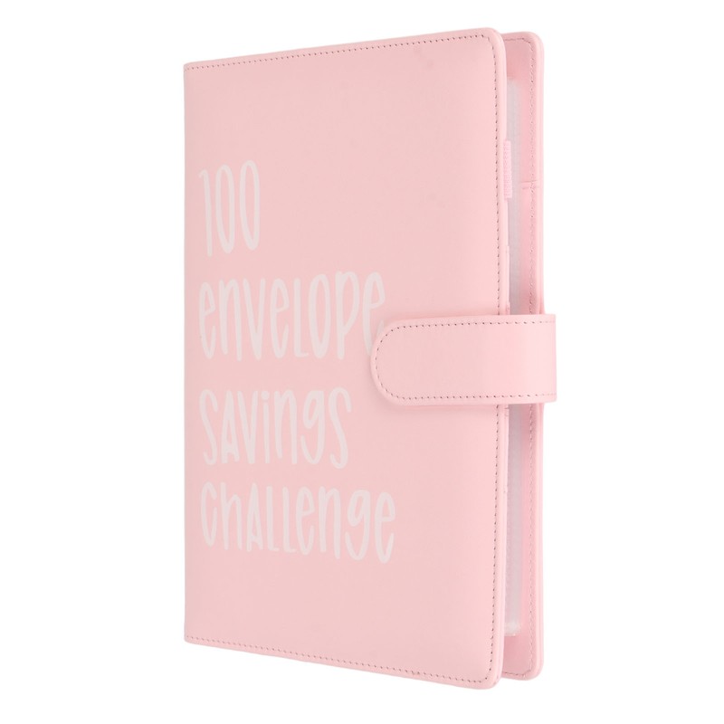 100 Envelopes Challenge Binder Waterproof A5 Money Saving Budget Binder