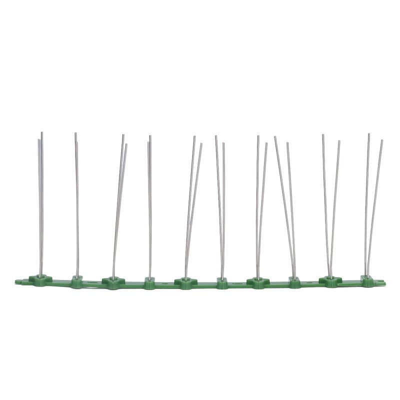 12Pcs Stainless Steel Bird Deterrent Spikes 25cm Anti Cat Crawling