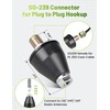 Anina Gum Drop CB Antenna Stud - 3/8''x24 Thread SO-239