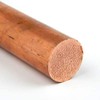 110 Copper Round Bar, Unpolished (Mill) Finish, H04 Temper, ASTM