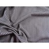 Printed Bullet Liverpool Textured Fabric Stretch Scuba Micro Houndstooth Black