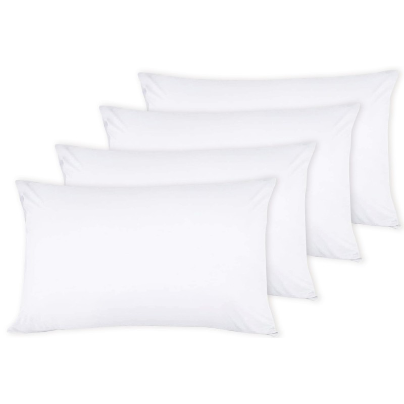Hachette Pillow Cases 4 Pack Egyptian Cotton 200 Thread Count