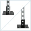 Skelang Post Base, 4 Holes Square Post Bracket, Strut Base