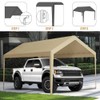 Carport Replacement Canopy, Replacement Top Cover for 10' x 20'