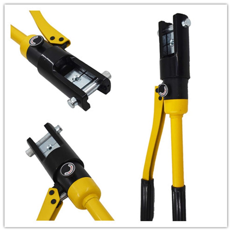 TINVHY 16 Ton Hydraulic Wire Crimper Battery Cable Lug Terminal