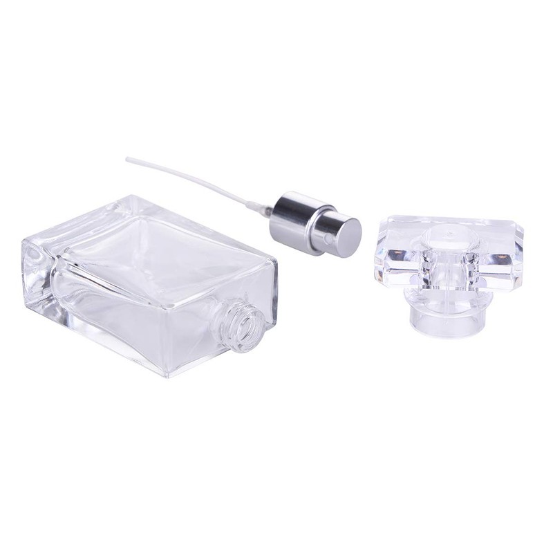 6 Pack 30ml / 1 Oz Transparent Refillable Perfume Bottle,