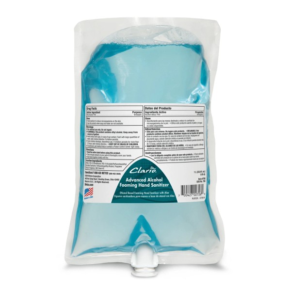 Betco Advanced Hand Sanitizer, Citrus Scent, 33.39 Oz, Pack Of