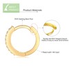 CERSLIMO Gold Dangle Hoop Earrings for Womens Girls - 2