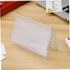 ULTECHNOVO 6Pcs Acrylic Display Stand for Office Events Name Plate