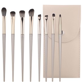 8 Piece Eye Brush Set, Gold Eyeshadow Make-Up Brush, Eye Brush, Make-Up Brush, Make-Up Brush, Foundation Brush, Cosmetic Brush, Eyeshadow Make-Up Brush Set