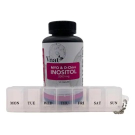 Cápsulas Myo y D-Chiro Inositol Vnat 2000mg 120uds Vegano Sin Gluten