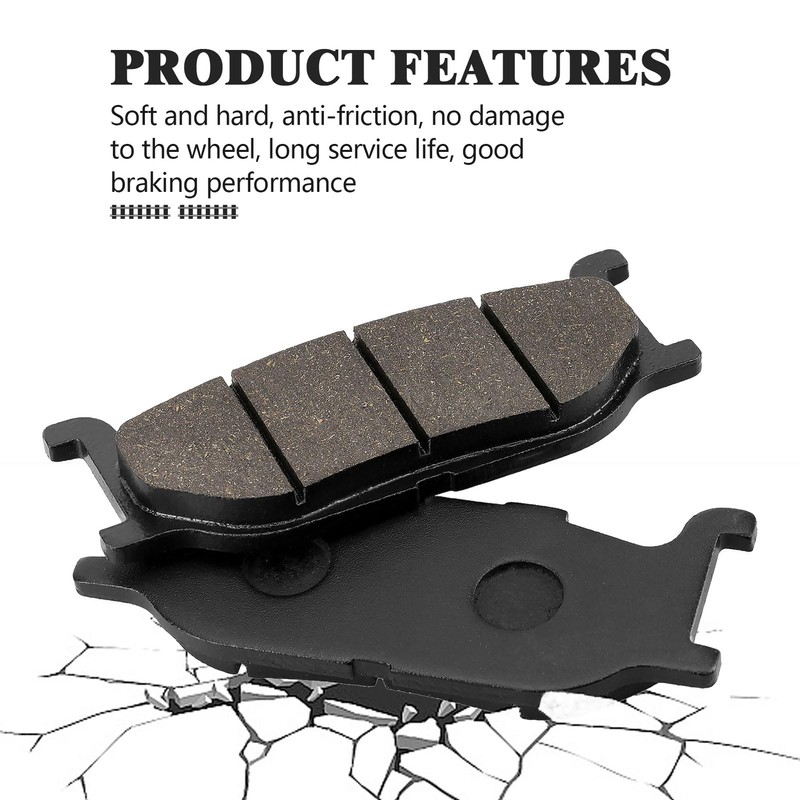 SOLLON Front and Rear Brake Pads for Yamaha Majesty 400