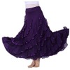 CISMRAK Elegant Ballroom Dancing Latin Dance Salsa Tango Swing Skirt