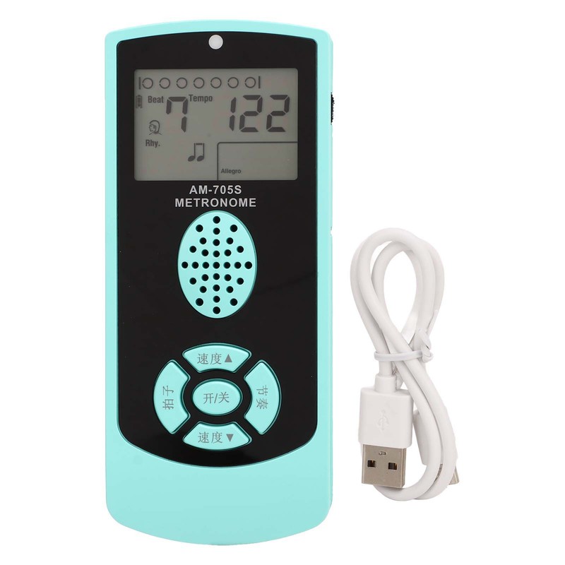 Electronic Metronome Rechargeable High Accuracy Universal Digital Metronome for Guitar