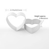 FAZHBARY 6 Counts Heart Cookie Cutter Set Small Metal Valentine's