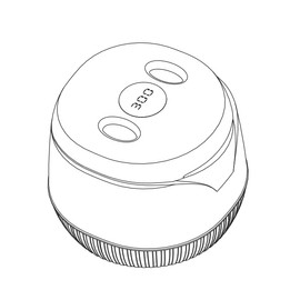 Ultrasonic Retainer Cleaner Machine 45kHz Denture Cleaner with Digital Timer for Aligner Mouth Guards Braces Toothbrush All Dental Appliance 200ML Capacity 2 Modes