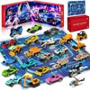 Advent Calendar 2024 for Kids Stocking Stuffer Toy Cars with