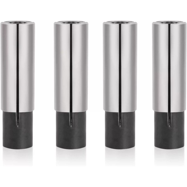Branded 4 PCS 1/4" to 1/8" Collet Adapter, Carbon Steel