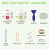 Tub Repair Porcelain Repair Kit, Crack Repair Kit for Bathtubs,