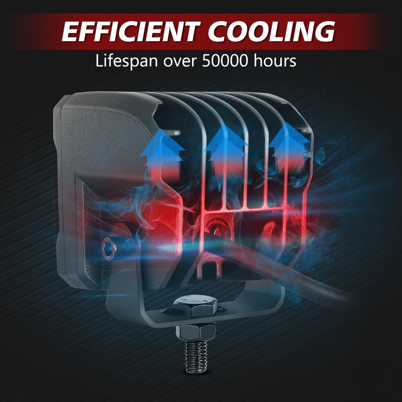 LTEODCHEW LED Cubes 3 Inch Light LED Pods CREE Offroad