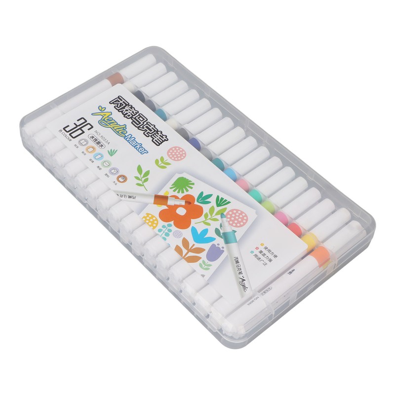 Acrylic Paint Markers Water Based Ink Waterproof High Coverage Paint