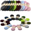 DELELE Athletic Flat Shoe Laces: Double Layer Colorful Twill Shoelaces