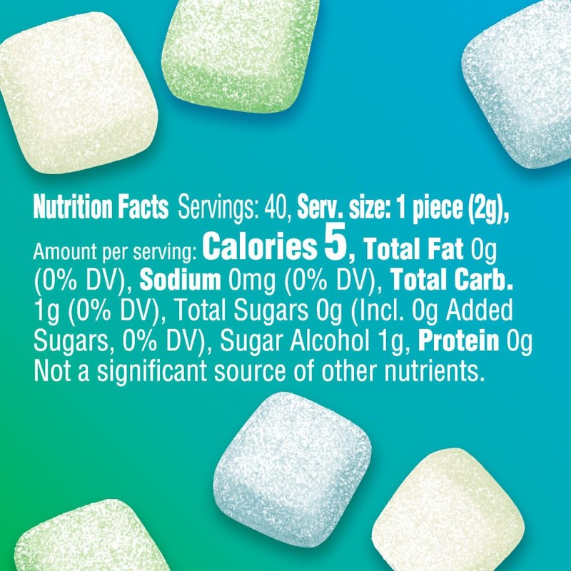 EXTRA Refreshers Mint Mix Gum, 3.21-Ounce 40-Piece Bottle (Pack of