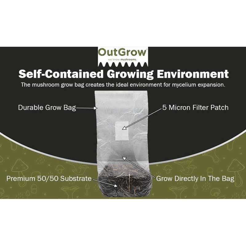 Pasteurized Horse Manure and Straw Mushroom Substrate | 5lb Mushroom