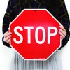ANLEY Stop Sign 12 x 12 Inch - Diamond Quality