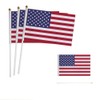 American Flag Mini Small US USA Handheld Stick Flags 5.5x8.3