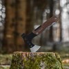 Raxco Survival Axe Multifunctional Tool Hand Hatchet 8-in-1 for Outdoor