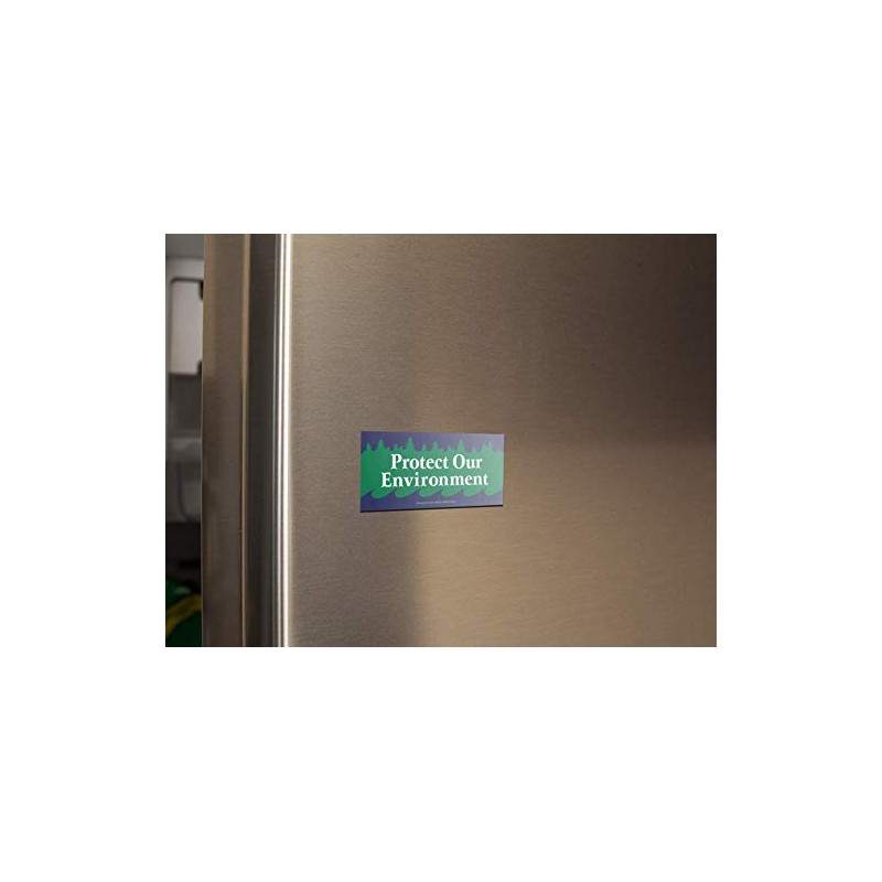 "Protect Our Environment" – Environmental Magnetic Bumper Sticker/Decal Magnet (6.5"