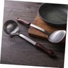 Mikinona Stainless Steel Kitchen Spatula Spoon Soup Ladle for Chinese