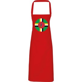 Hippowarehouse Dominica Flag Apron kitchen cooking painting DIY onesize adult