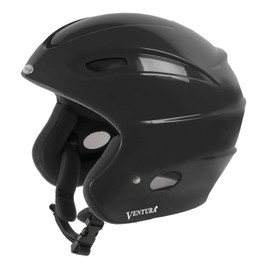 Ventura Skihelm Racing Star II Kids, Schwarz, 48-54 cm