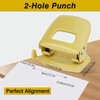 2-Hole Paper Punch, Office Desktop Manual Hole Puncher