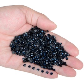 LPBeads 3000 Pieces SS16 Montana Hotfix Rhinestones Flatback Round Crystal Glass Rhinestones Gems for Crafts Nail Face Art Clothes Shoes Bags DIY